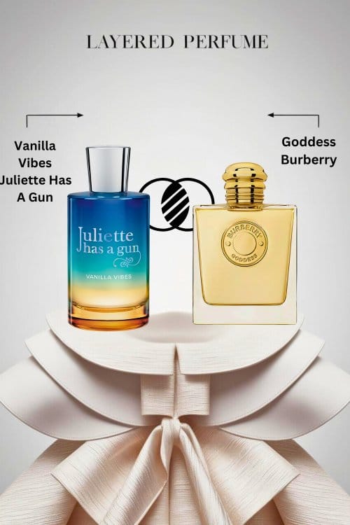 Layering Juliette Has a Gun Vanilla Vibes & Burberry Goddess